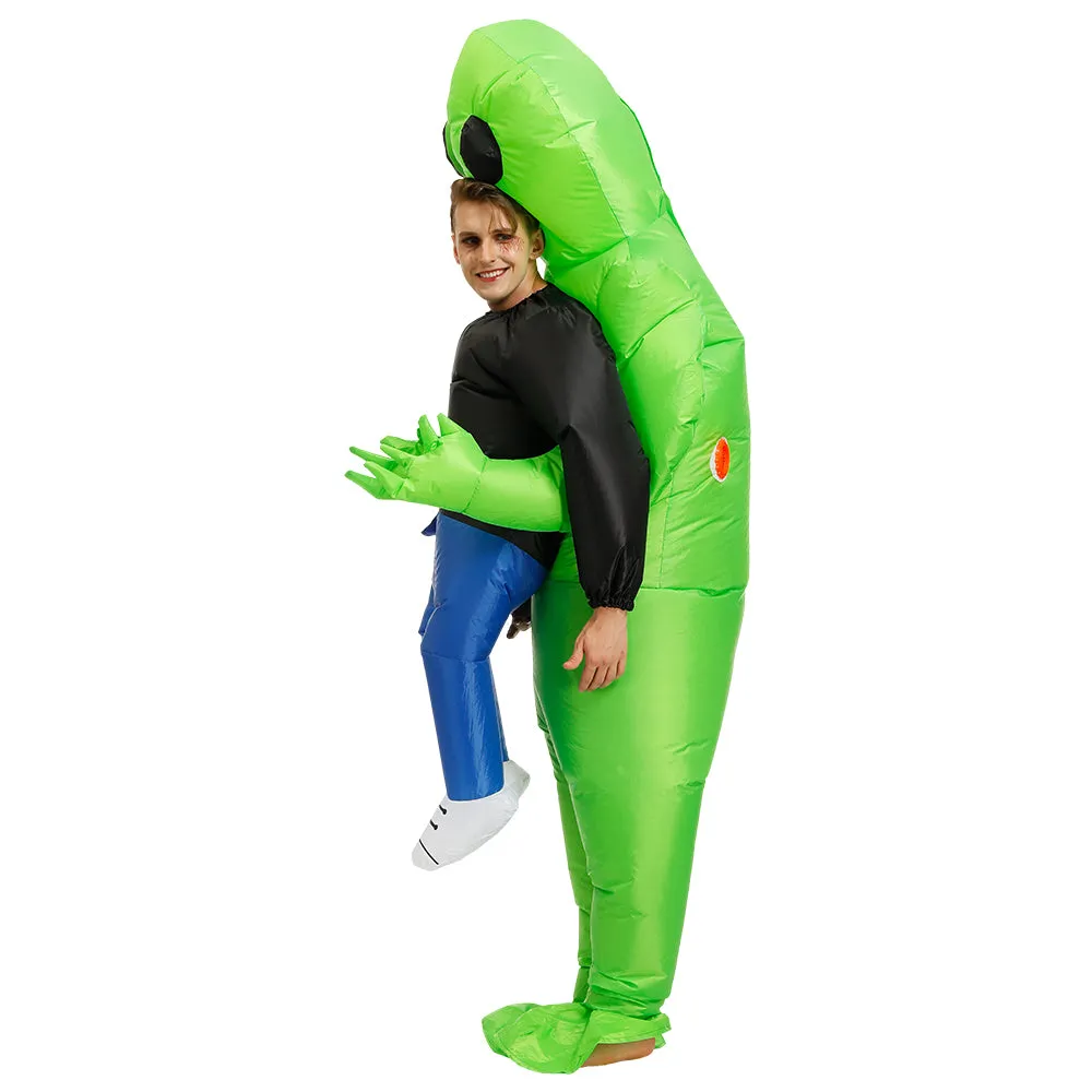 Inflatable Alien Carrying Me Halloween Christmas Costume Fancy Dress