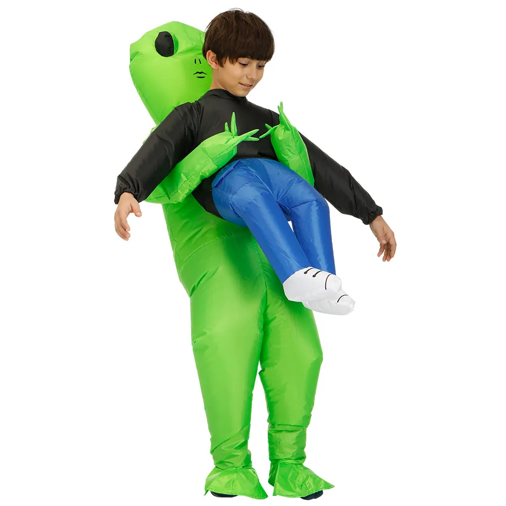 Inflatable Alien Carrying Me Halloween Christmas Costume Fancy Dress