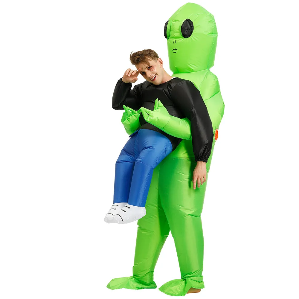 Inflatable Alien Carrying Me Halloween Christmas Costume Fancy Dress