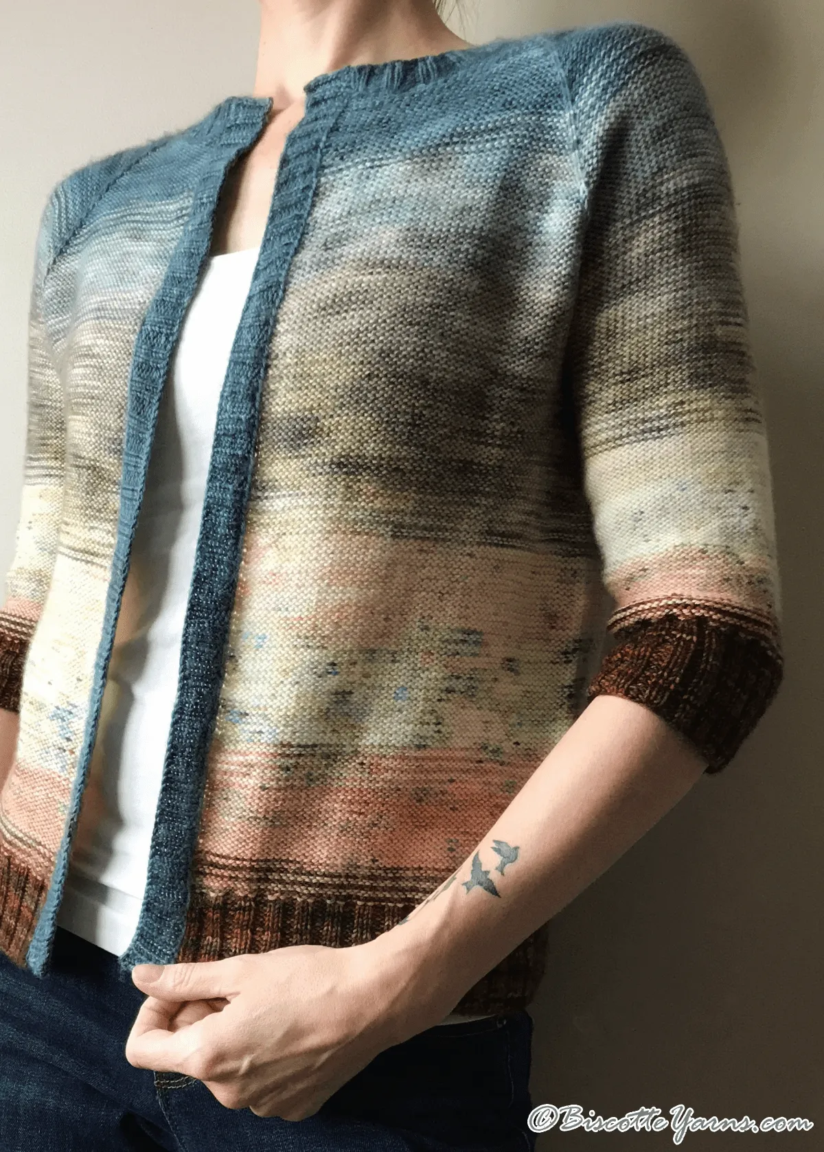 Land & Sea Cardigan - Free Pattern