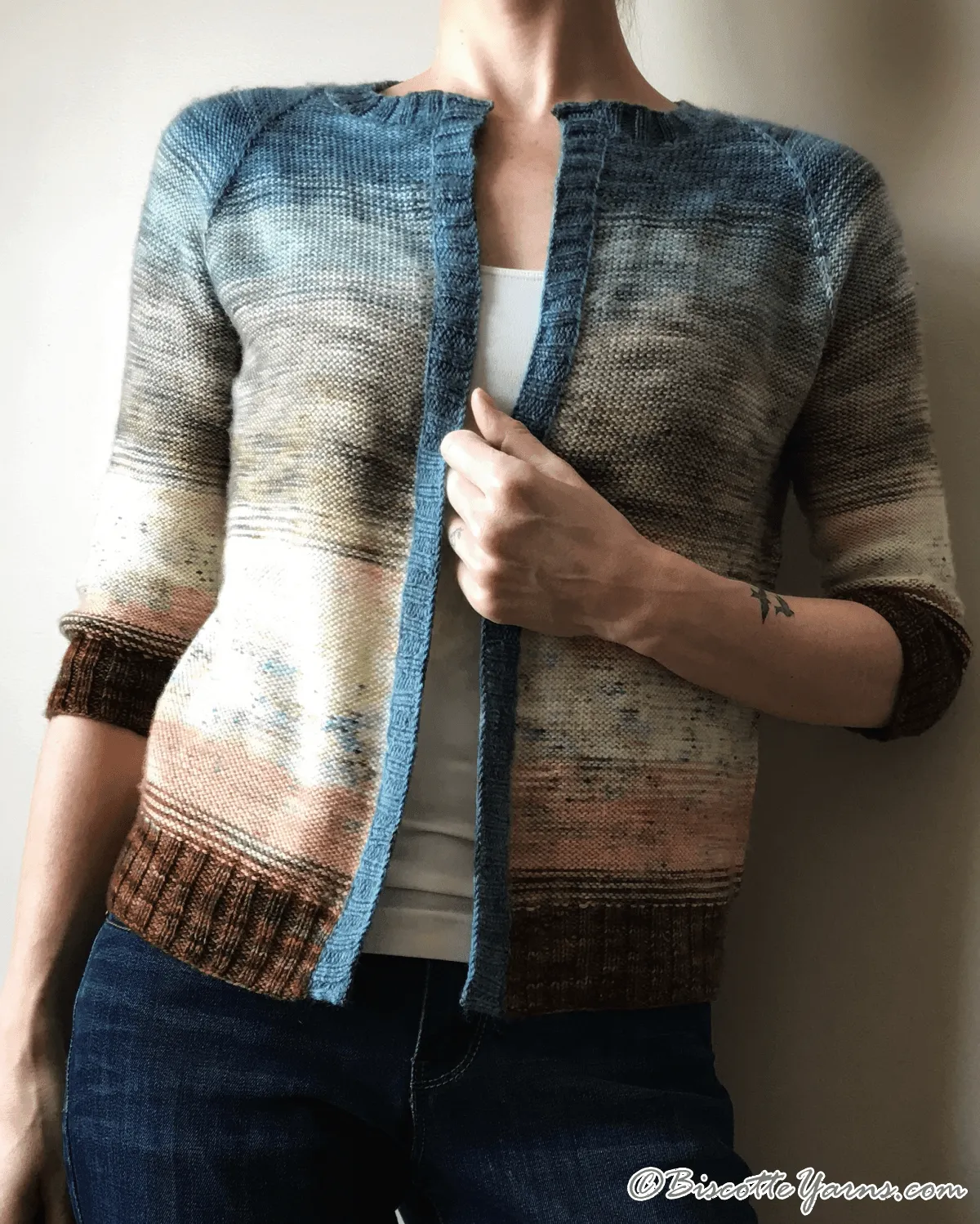 Land & Sea Cardigan - Free Pattern