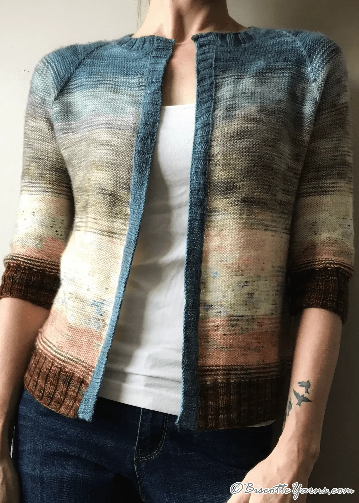 Land & Sea Cardigan - Free Pattern
