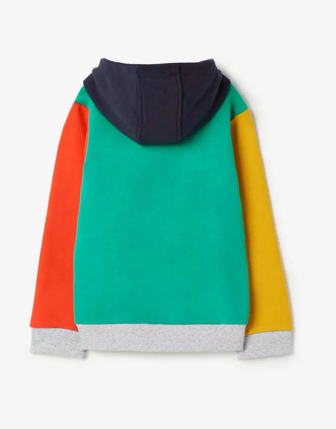 Lucas Colourblock Overhead Hooded Sweatshirt | Joules