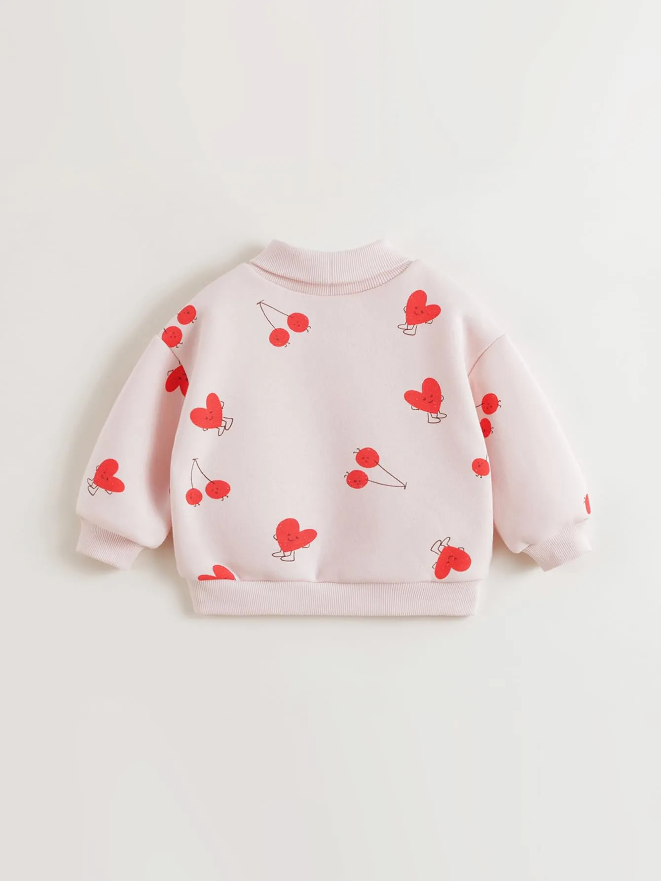 MARC & JANIE Girls Cartoon Printed Padded Ribbed Sweatshirt 240975