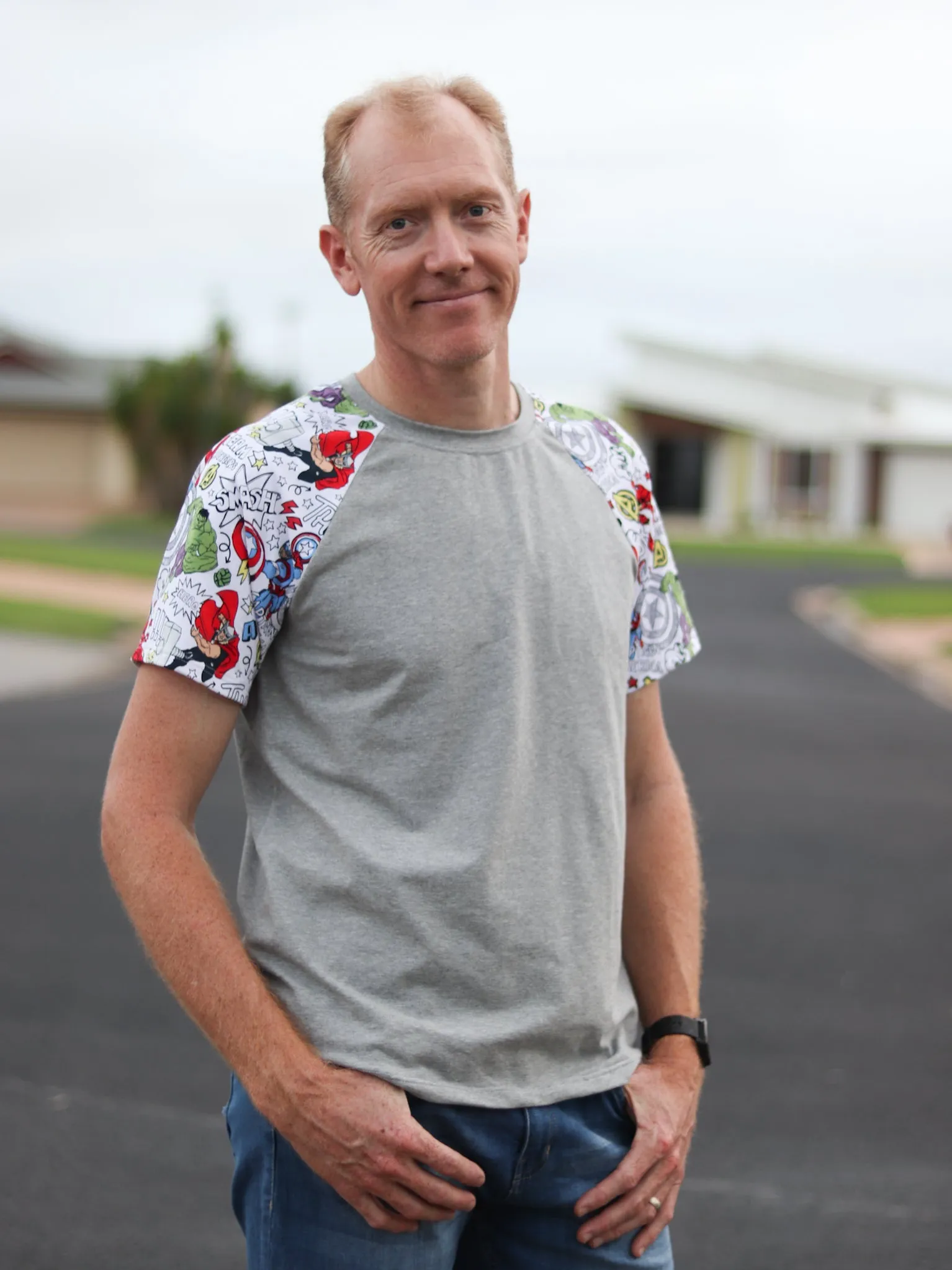 Mens Raglan Tee Sewing Pattern