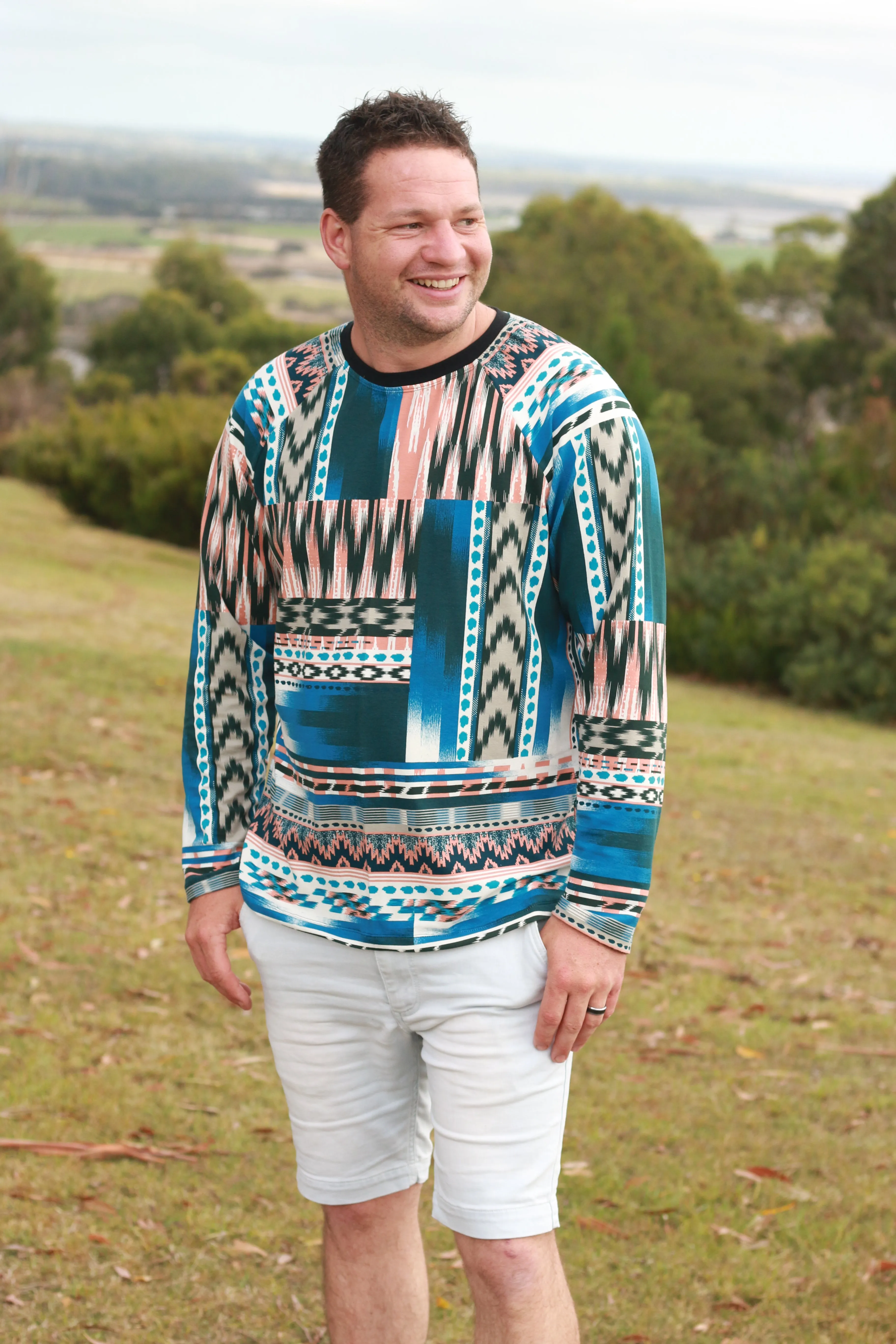 Mens Raglan Tee Sewing Pattern