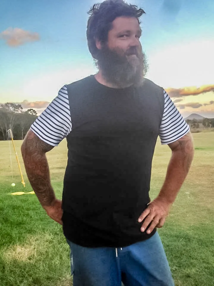 Mens Slim Fit Tee Sewing Pattern