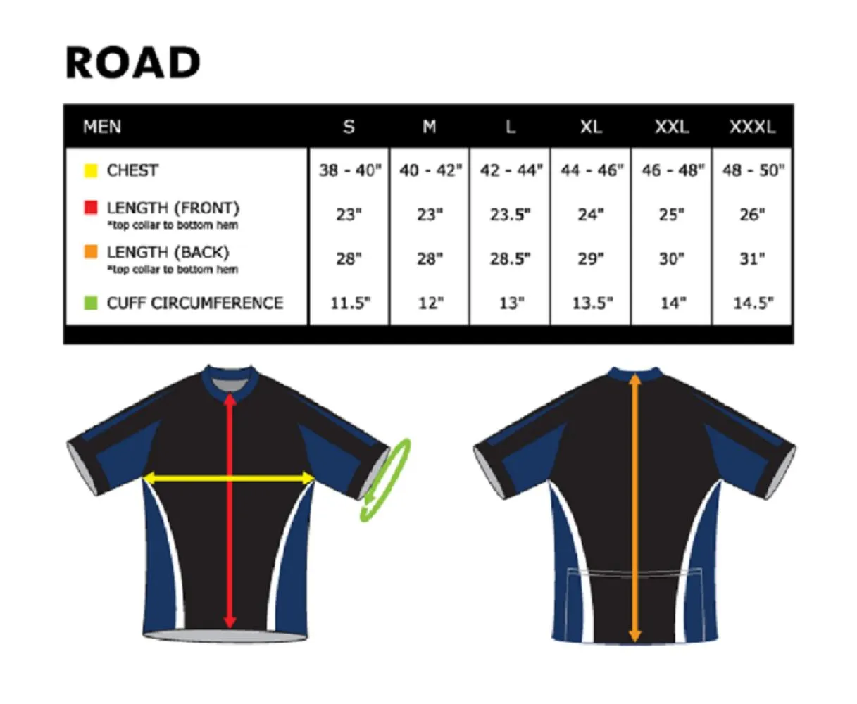 Miami Hurricanes Men's MTB Cycling Jersey Medium