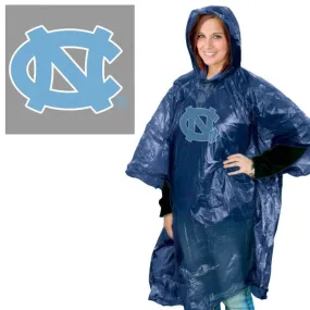 Navy UNC Hooded Rain Poncho