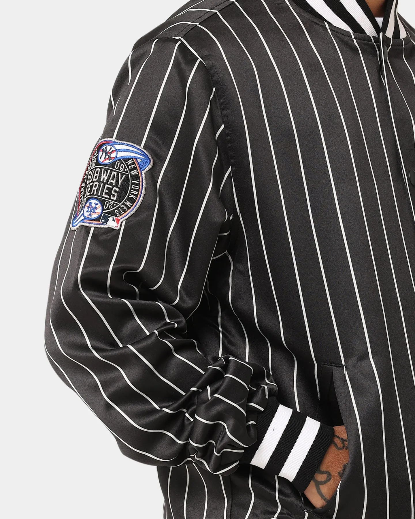 New Era New York Mets Varsity Jacket Black