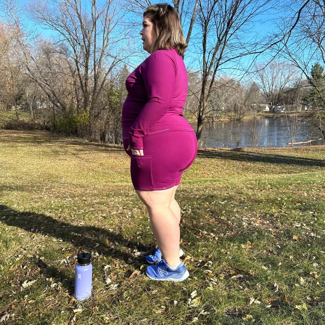 NEW Plus Size SoftFlex Crew Neck Long Sleeve