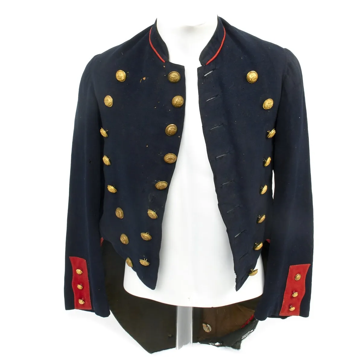 Original Civil War Union Artillery State of New York Militia Dress Coat with Scovill Buttons