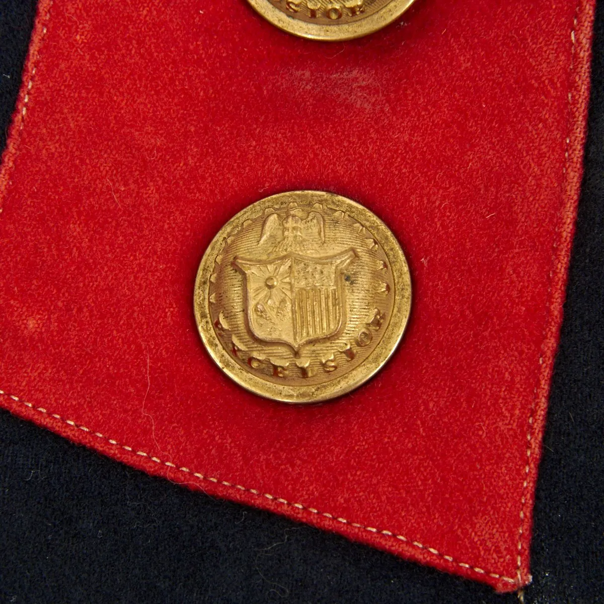 Original Civil War Union Artillery State of New York Militia Dress Coat with Scovill Buttons