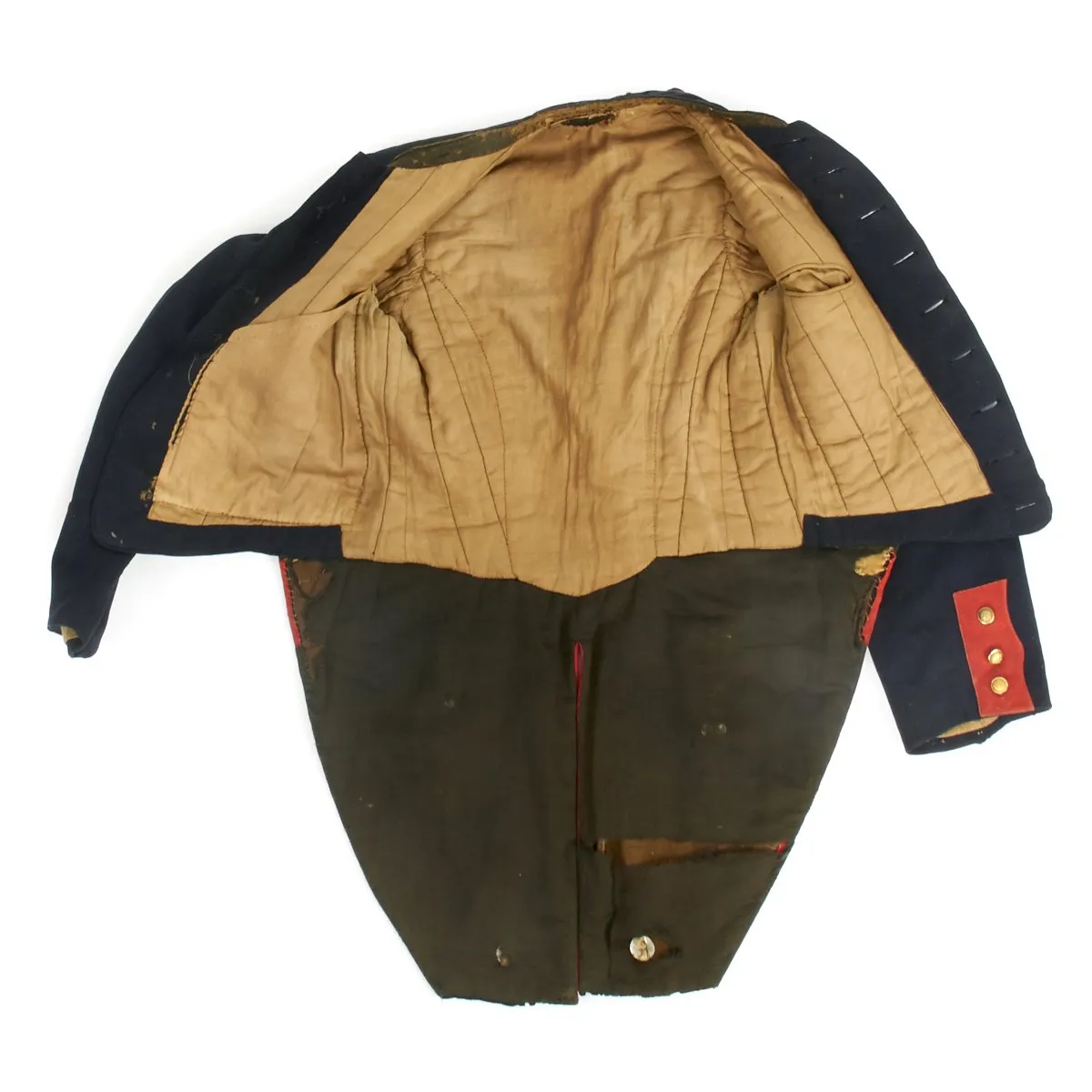 Original Civil War Union Artillery State of New York Militia Dress Coat with Scovill Buttons