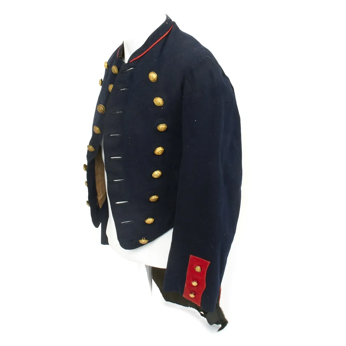 Original Civil War Union Artillery State of New York Militia Dress Coat with Scovill Buttons