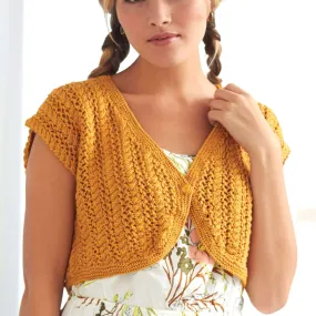 Patons Knit Cable Lace Bolero