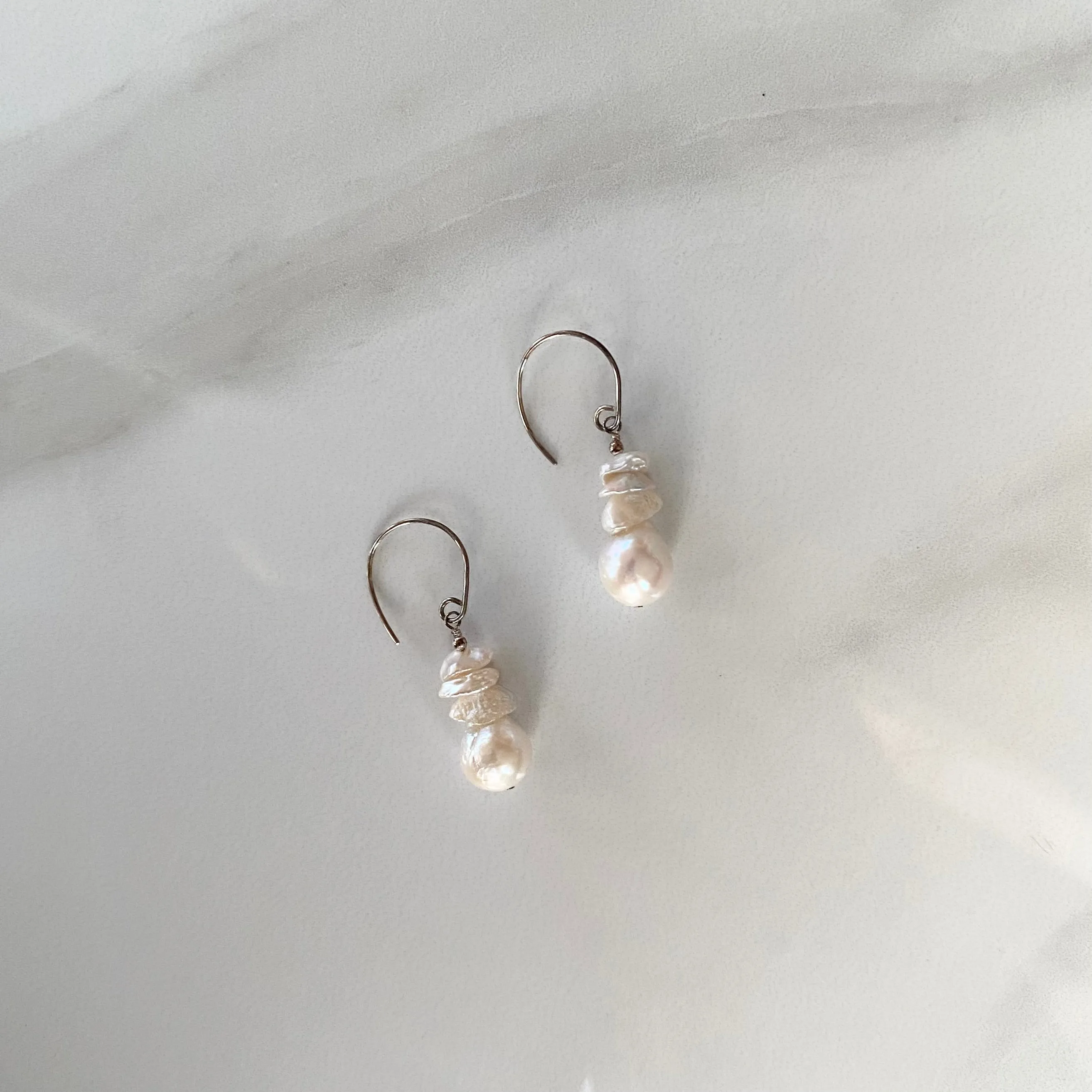 Pearl Stack Earrings