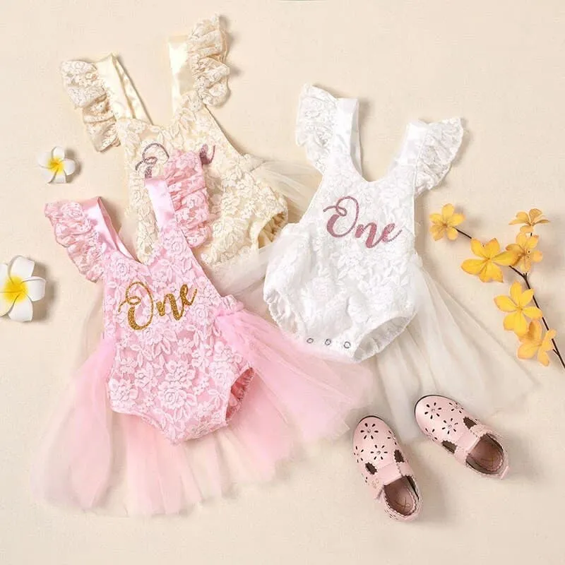 Princess Baby Dress Tulle Tutu Romper