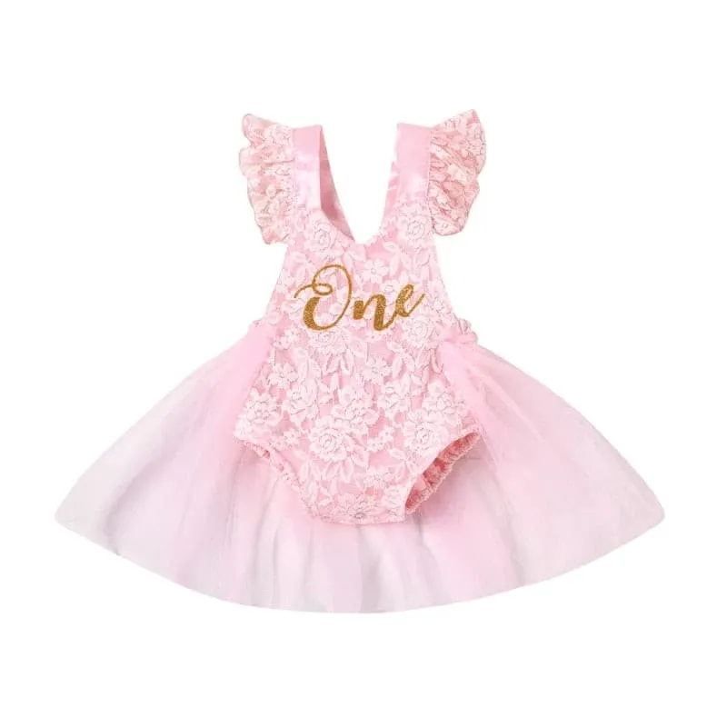 Princess Baby Dress Tulle Tutu Romper