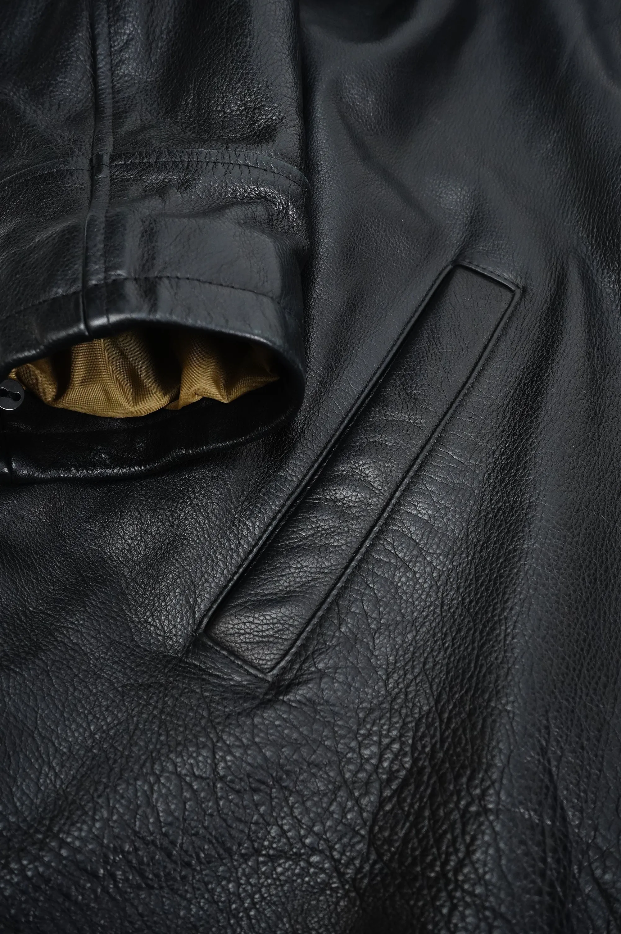 "MARC NEW YORK" -Leather Car Coat-