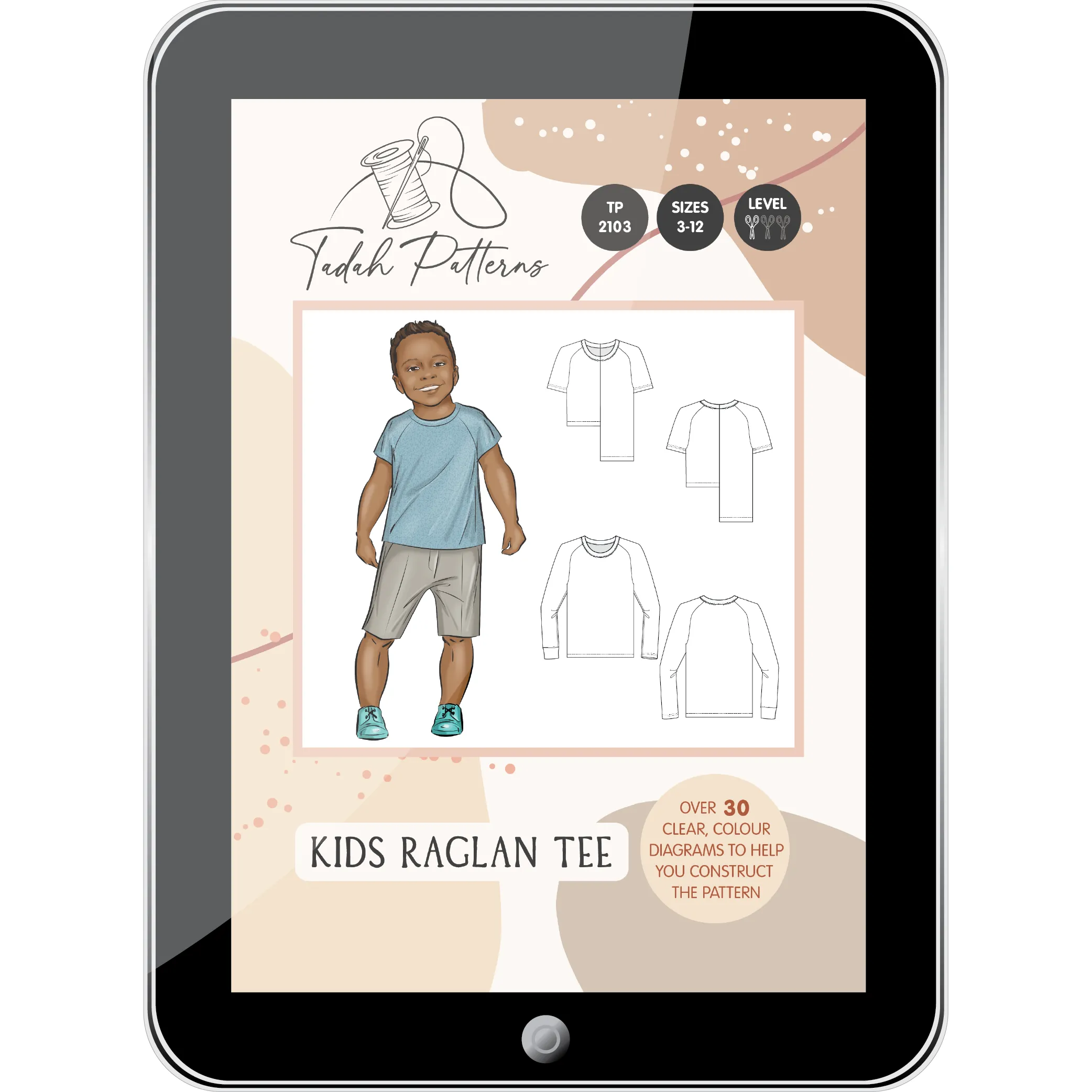 Raglan Tee Babies   Kids   Adults BUNDLE