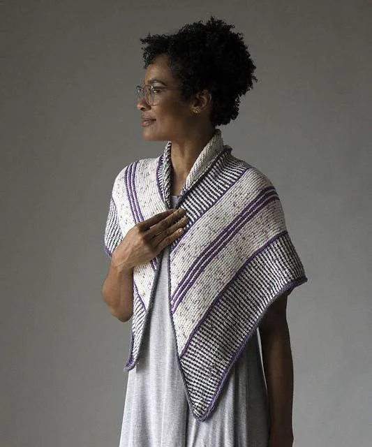 Right Turn Shawl Designed by Amy Gunderson