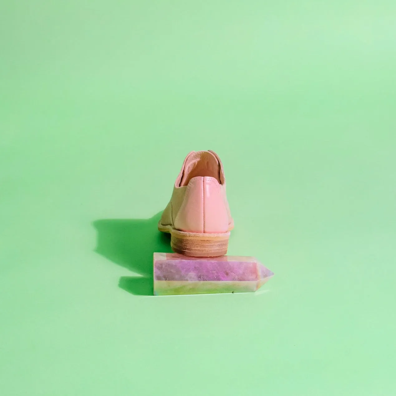 ROSE QUARTZ Pink & Gold Oxfords