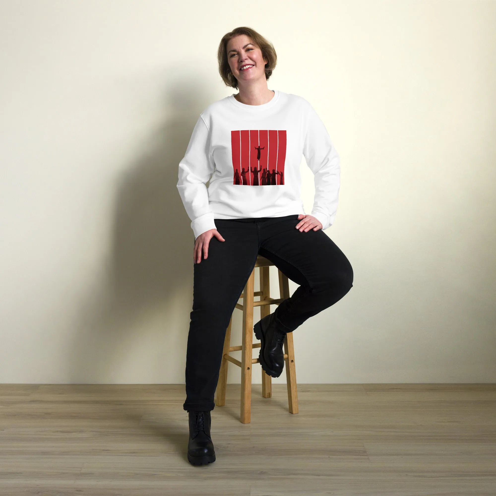 Sacrifice Graphics Women Organic Sweatshirt
