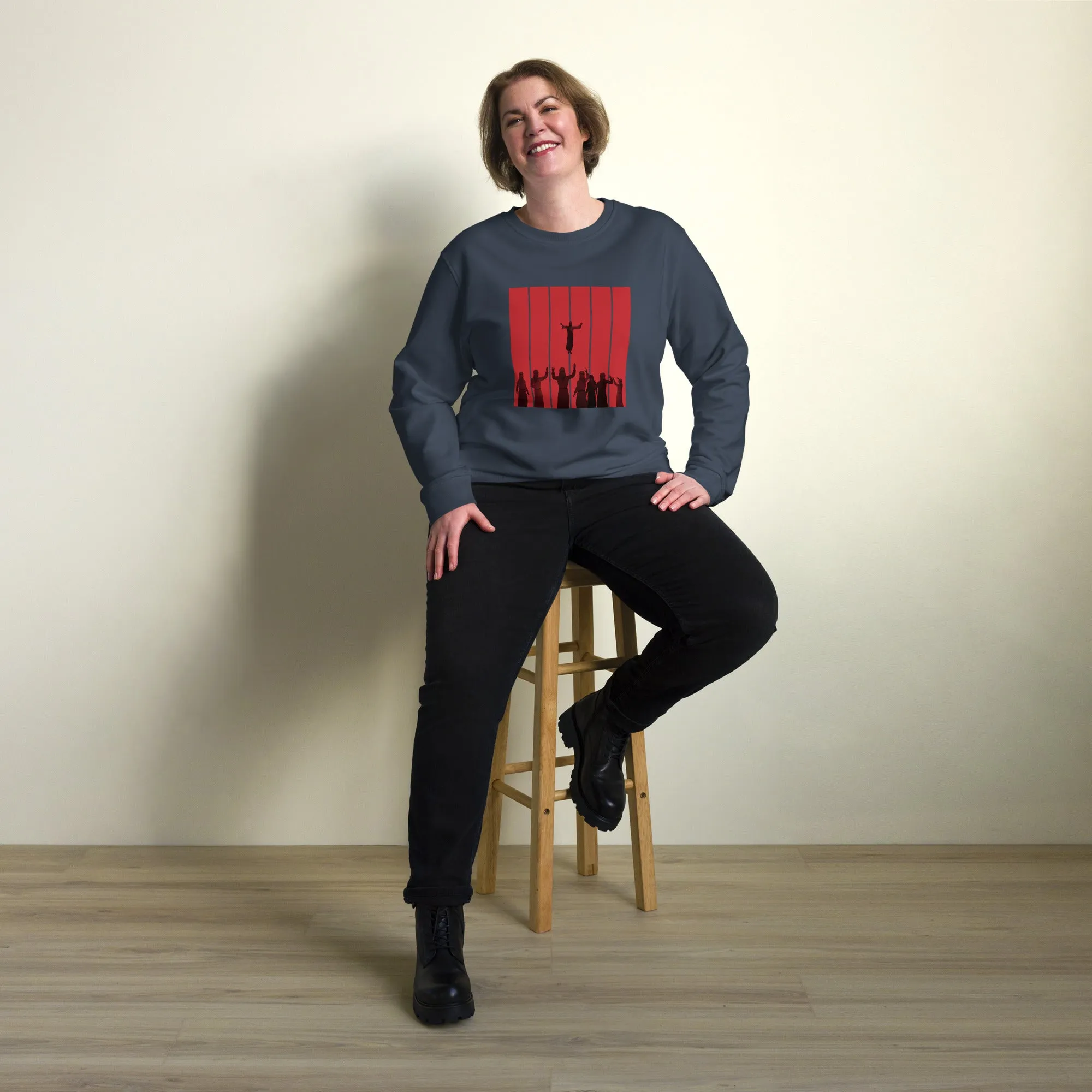 Sacrifice Graphics Women Organic Sweatshirt