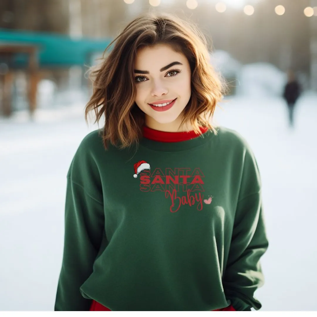 Santa Baby Xmas Sweatshirts