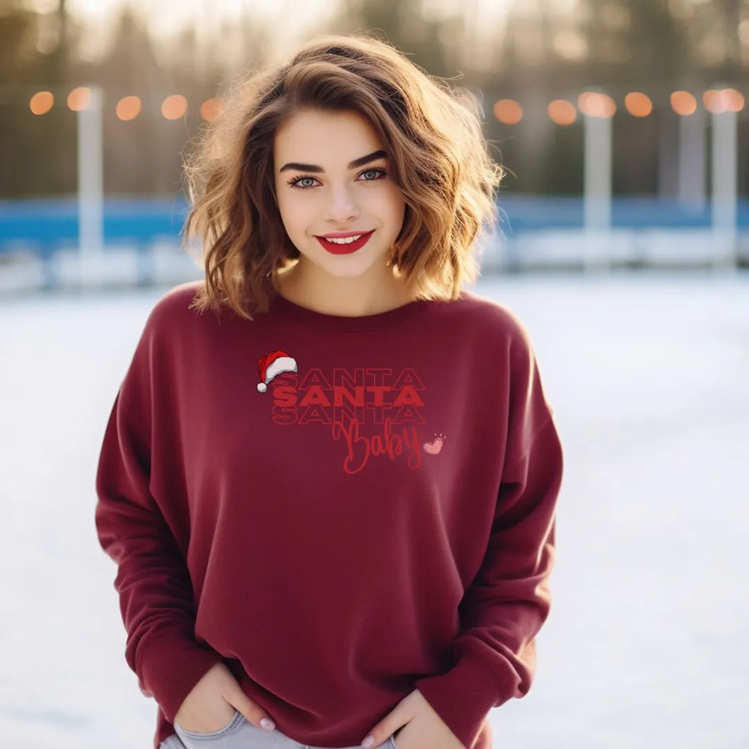 Santa Baby Xmas Sweatshirts