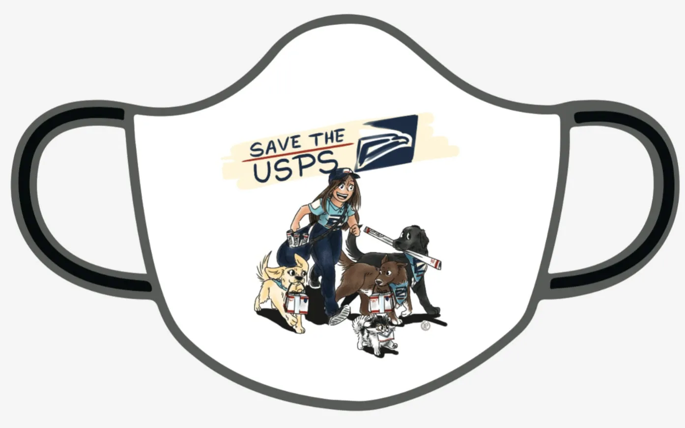 Save the USPS Cloth Face Mask