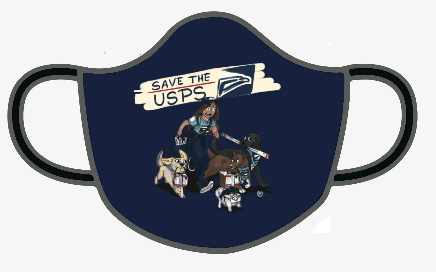Save the USPS Cloth Face Mask