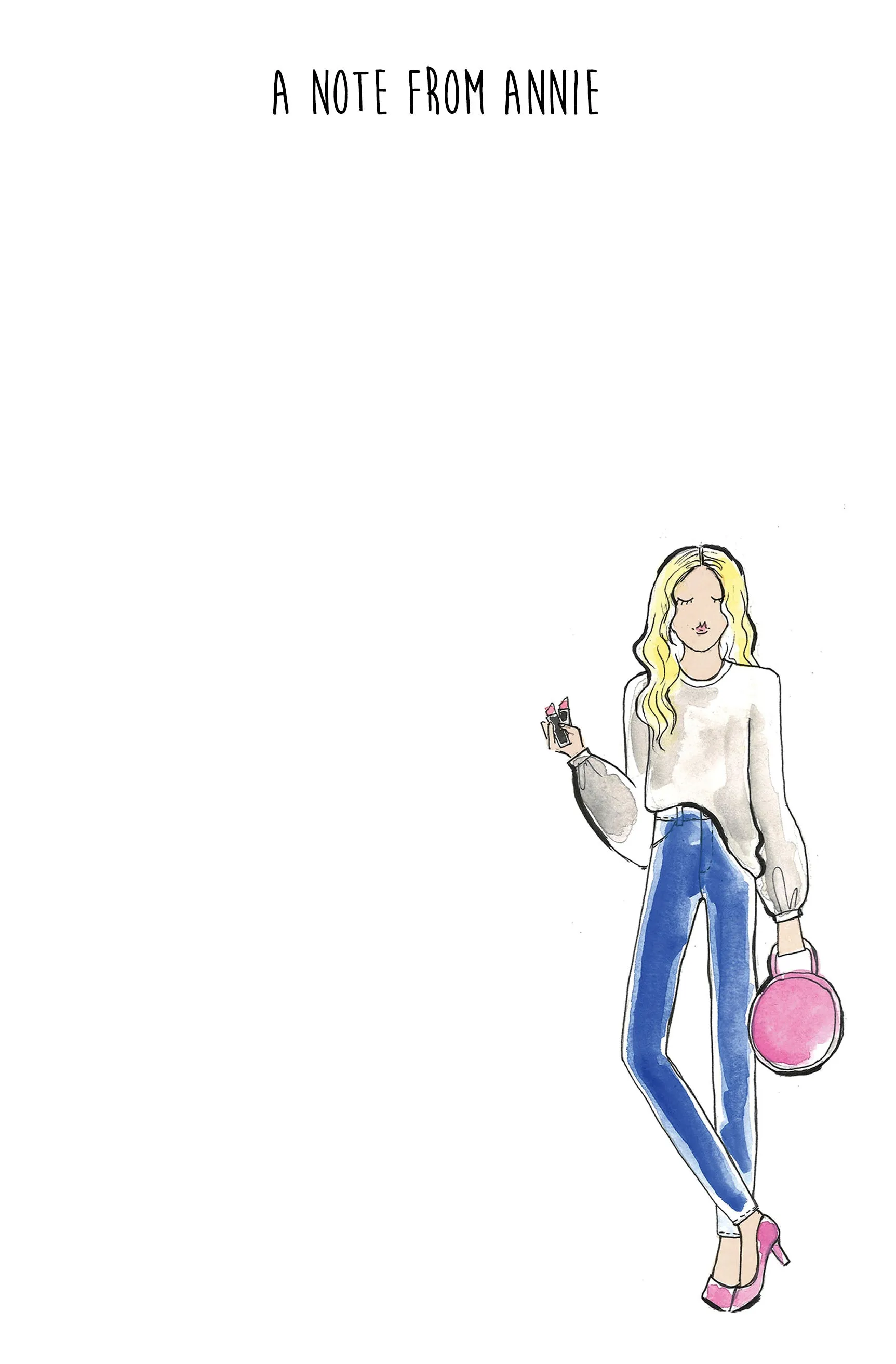 Sweatshirt   Jeans Fashion Girl Personalized Notepad