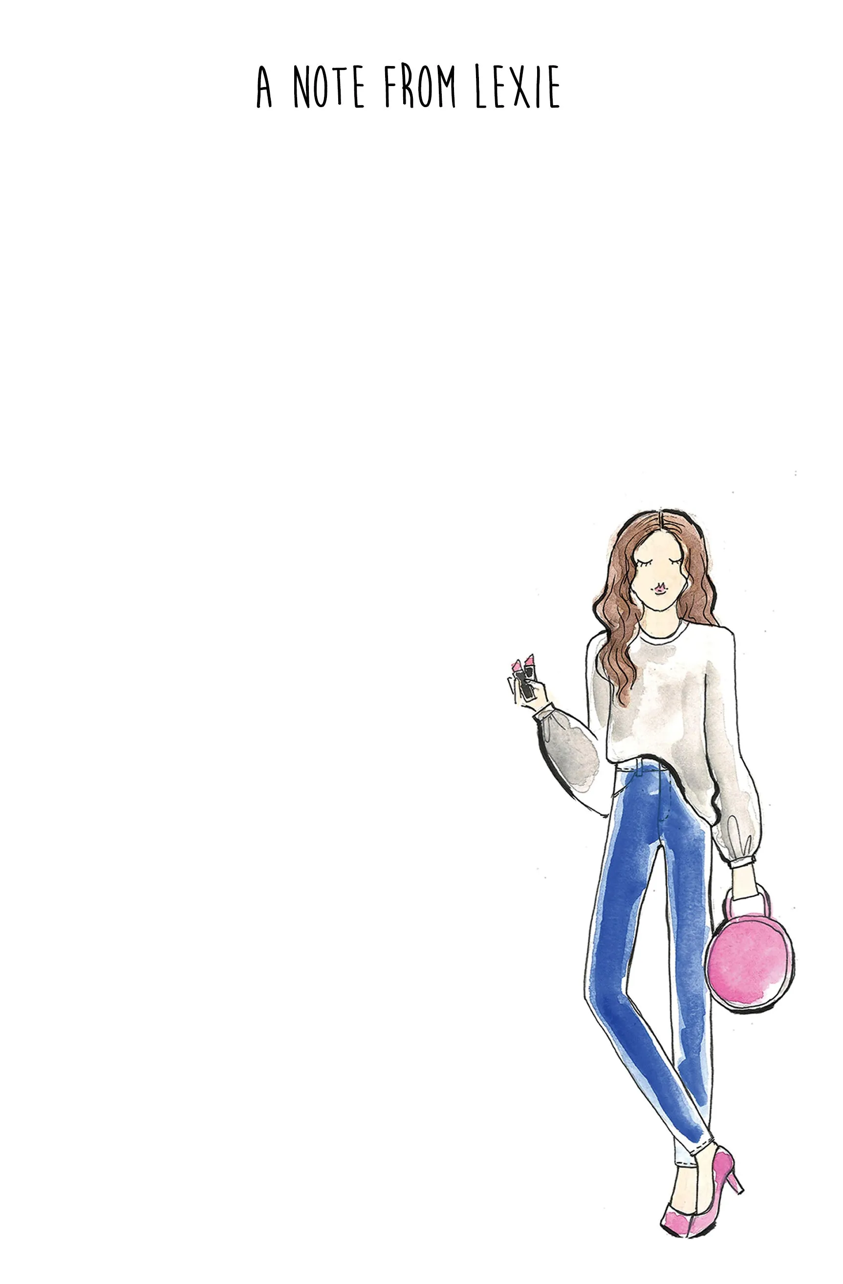Sweatshirt   Jeans Fashion Girl Personalized Notepad