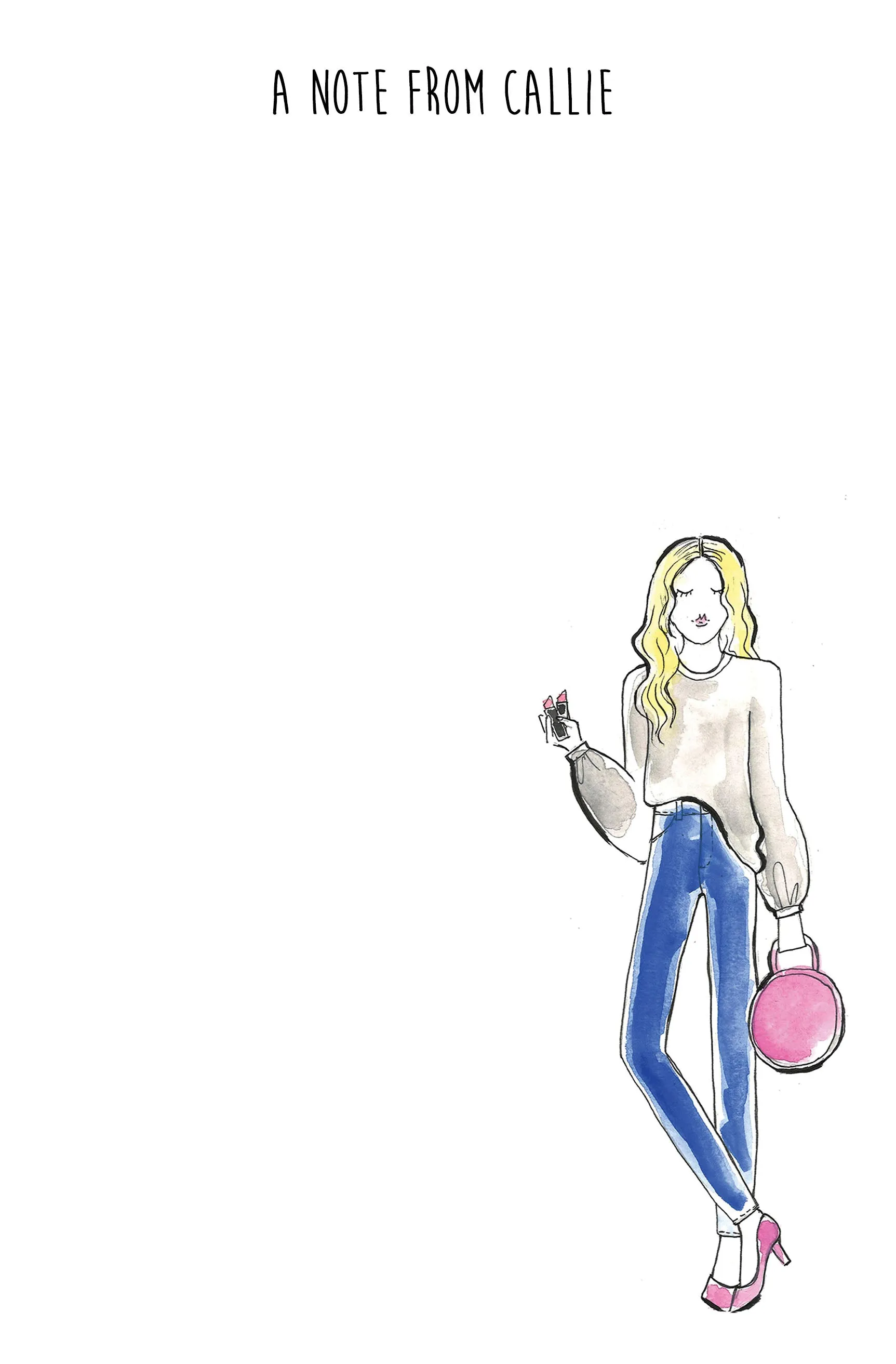 Sweatshirt   Jeans Fashion Girl Personalized Notepad