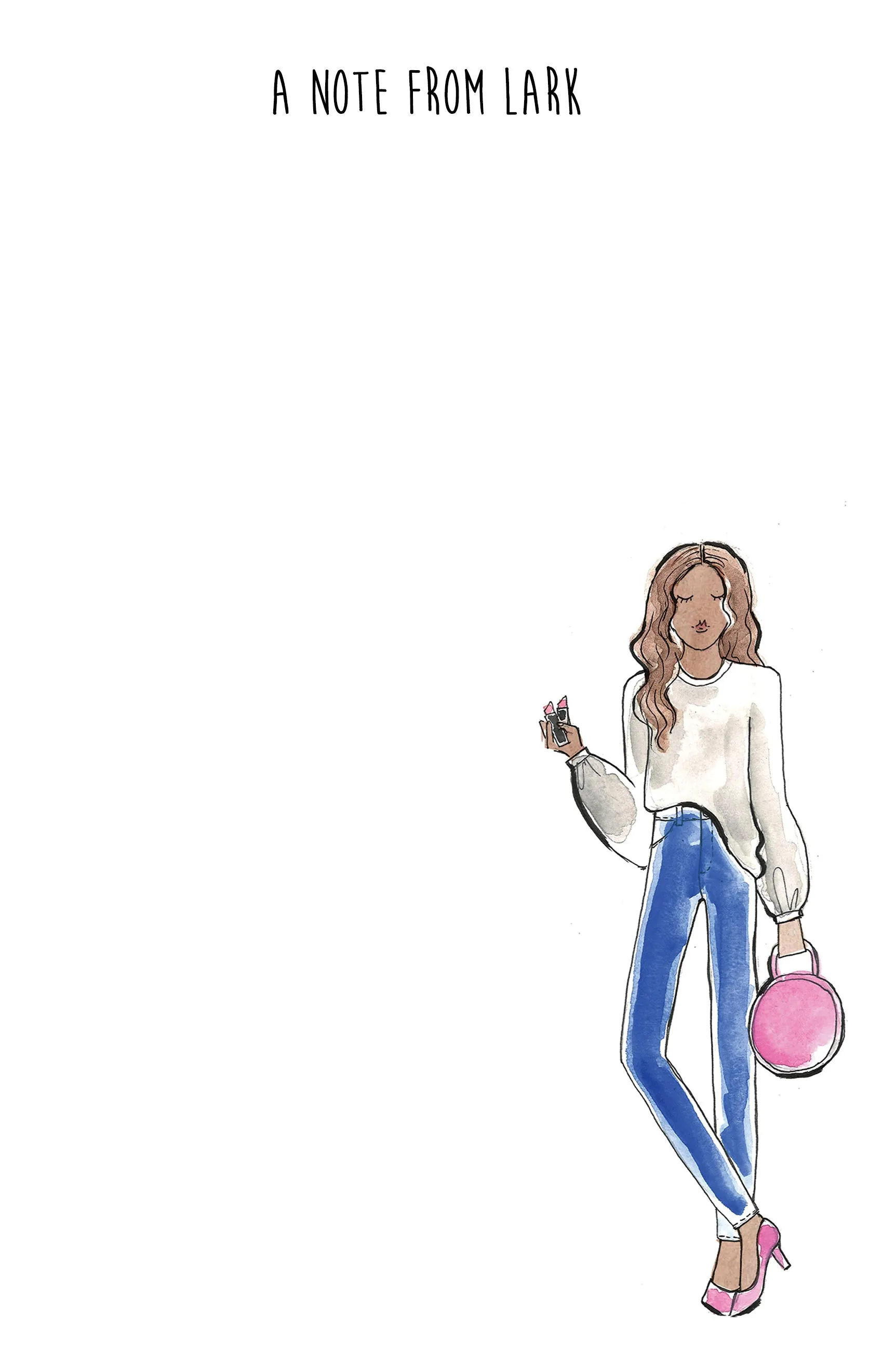 Sweatshirt   Jeans Fashion Girl Personalized Notepad