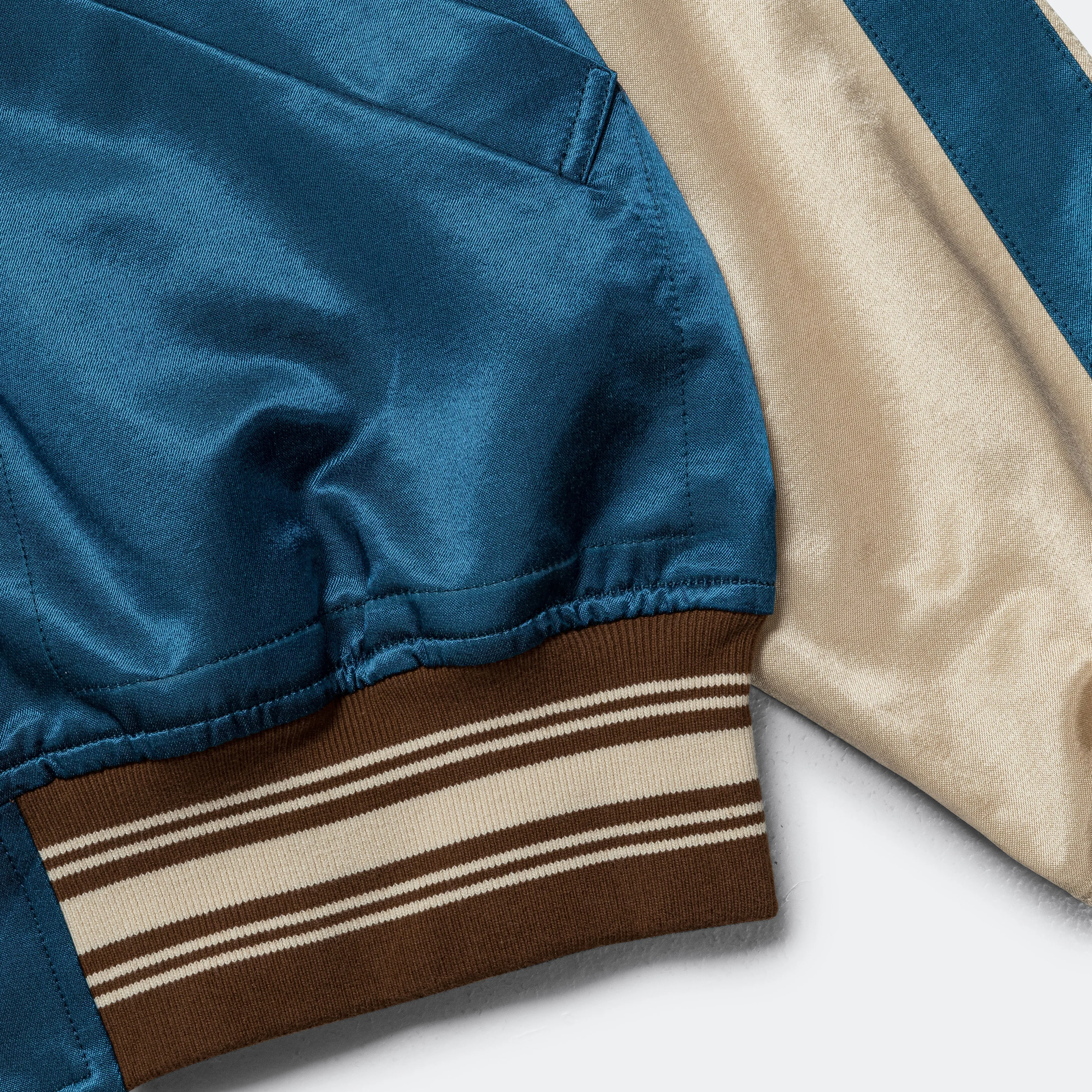 Varsity Jacket - Blue/Ecru